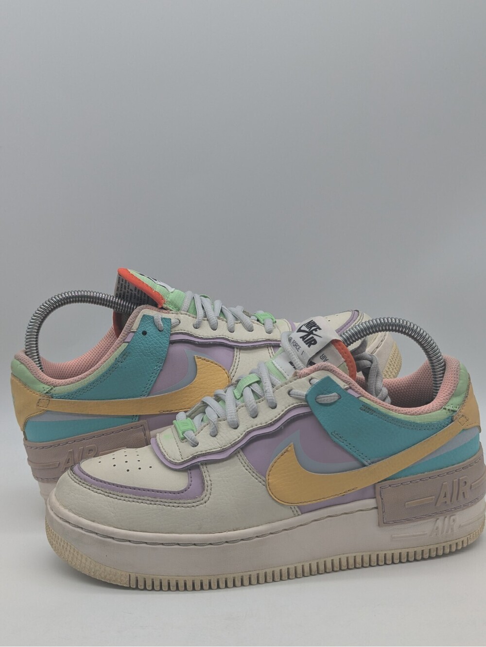 Nike Air Force 1 Shadow Pastel ColorBlock Women's Size 7.5 / Kids 6Y CI0919-101